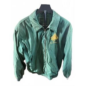 Vintage Ted Williams Museum Hall of Fame 1999 Green Induction Jacket Large